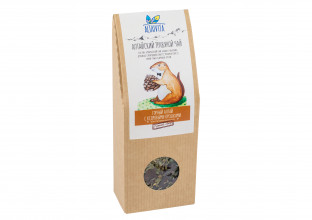 «Горный Алтай с кедровыми орешками», травяной чай россыпью в крафт-коробке 