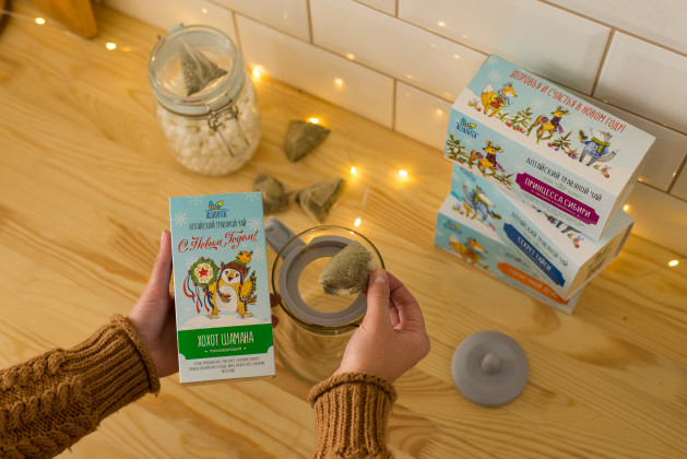 Купить «Хохот шамана», травяной чай в пирамидках недорого: отзывы ...