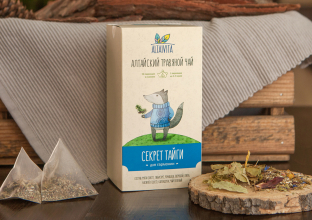 «Секрет тайги», травяной чай в пирамидках