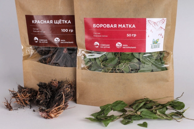 Красная щетка и Боровая матка