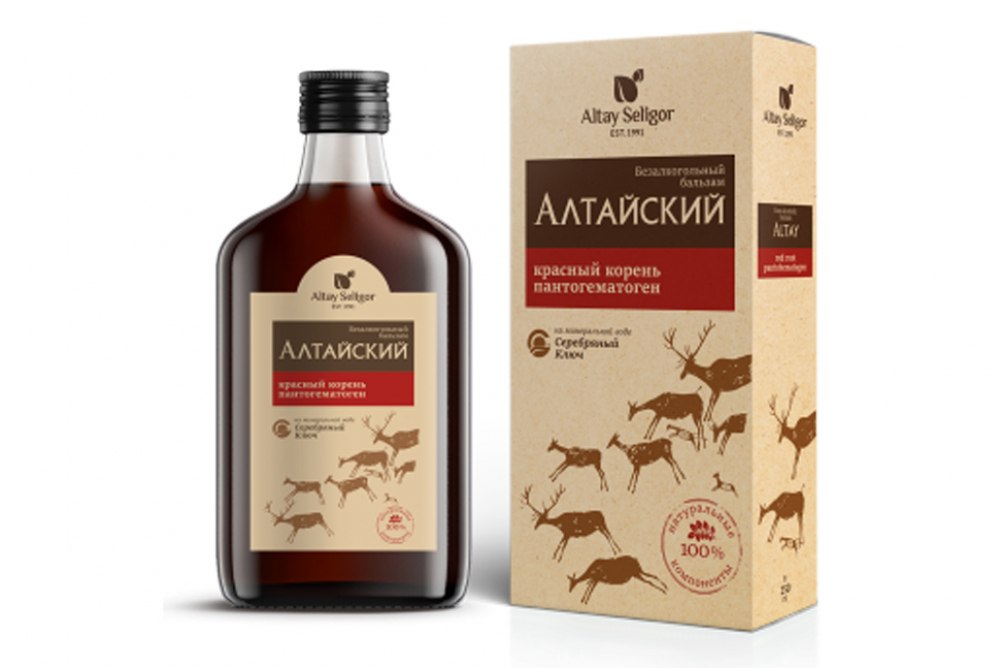 Бальзам «Алтайский с красным корнем и пантогематогеном» 250 мл, Алтай ...