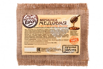 Мочалка «Медовая» льняная, 130 г ТМ Алтын Бай