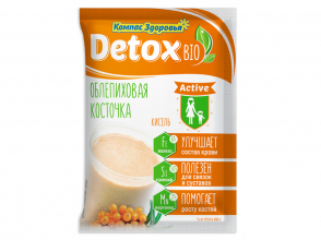 Кисель Detox bio Active Облепиховая косточка, 25 г ТМ Компас Здоровья