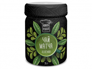 Чай матча зеленая, 75 г ТМ Живая кухня