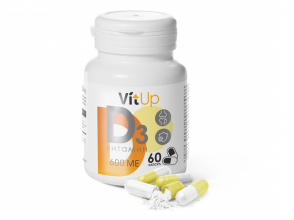 БАД VitUp «Витамин D3», 60 капсул по 230 мг ТМ Алтэя