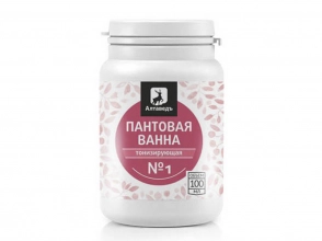 Пантовая ванна Тонизирующая (сухая) , 100 мл ТМ Алтаведъ