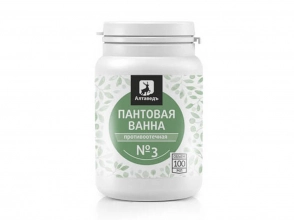 Пантовая ванна  Противоотёчная (сухая), 100 мл ТМ Алтаведъ