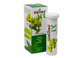 Valulav LC нативная биоактивная L- форма витамина С, 10 шипучих таблеток ТМ Сашера-Мед