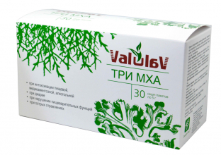 ValulaV Три мха (очищение организма при отравлении), 30 саше-пакетов по 5 г ТМ Сашера-Мед