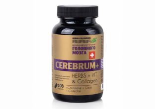Капсулы молодости Herbs collagenol Cerebrum+ здоровая работа мозга, 108 капсул ТМ Сиб-КруК
