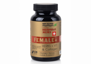 Капсулы молодости Herbs collagenol Female+ здоровье молочных желез, 108 капсул ТМ Сиб-КруК