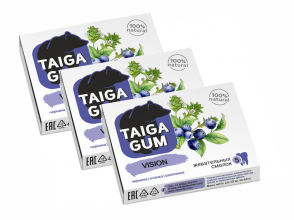 Смолка Taiga Gum «Vision», ТМ Алтайский Нектар, набор из 3 штук