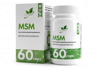МСМ (Метилсульфонилметан), 60 капсул ТМ NaturalSupp