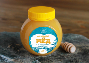 Мёд алтайский с маточным молочком (сбор 2022 года)