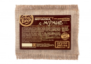Мочалка «С мумие» льняная, 130 гр ТМ Алтын Бай