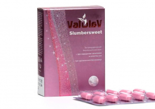 ValulaV Slumbersweet при расстройствах сна, 30 таблеток по 800 мг, Сашера-Мед