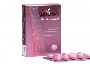 ValulaV Slumbersweet при расстройствах сна, 30 таблеток по 800 мг, Сашера-Мед