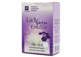 LadyFactor Estrotest для женского здоровья, 30 таблеток по 800 мг, Сашера-Мед