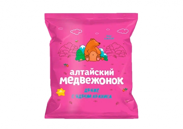 Анализ продукта Драже Алтайский медвежонок с арахисом, 90 г, АлтайФлора