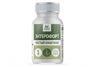Энтерофорт для очищения кишечника, 60 капсул по 500 мг