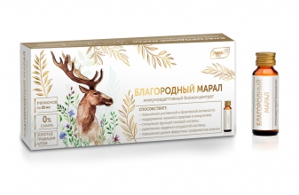 Иммуноадаптивный биоконцентрат Благородный марал (7 флаконов по 25 мл.)